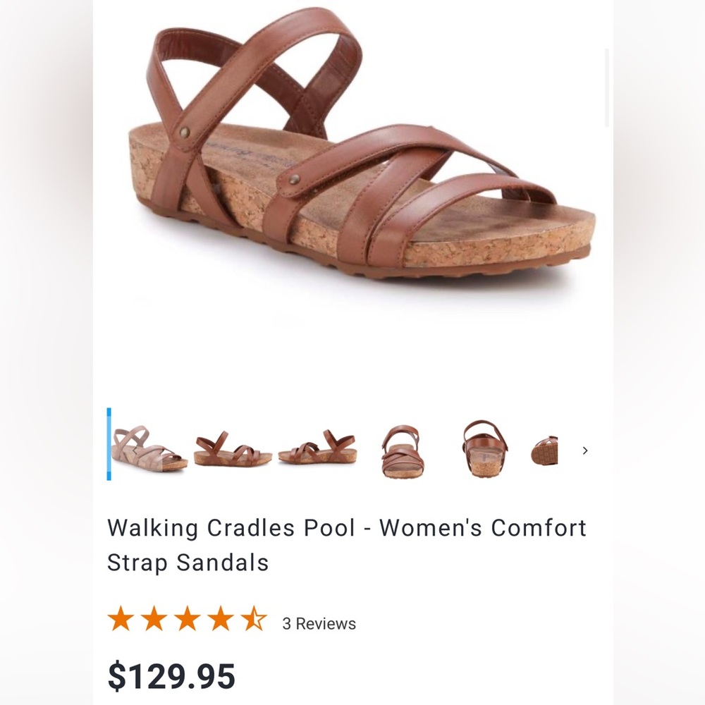 Walking Cradle Pool leather sandals - Picture 11 of 12